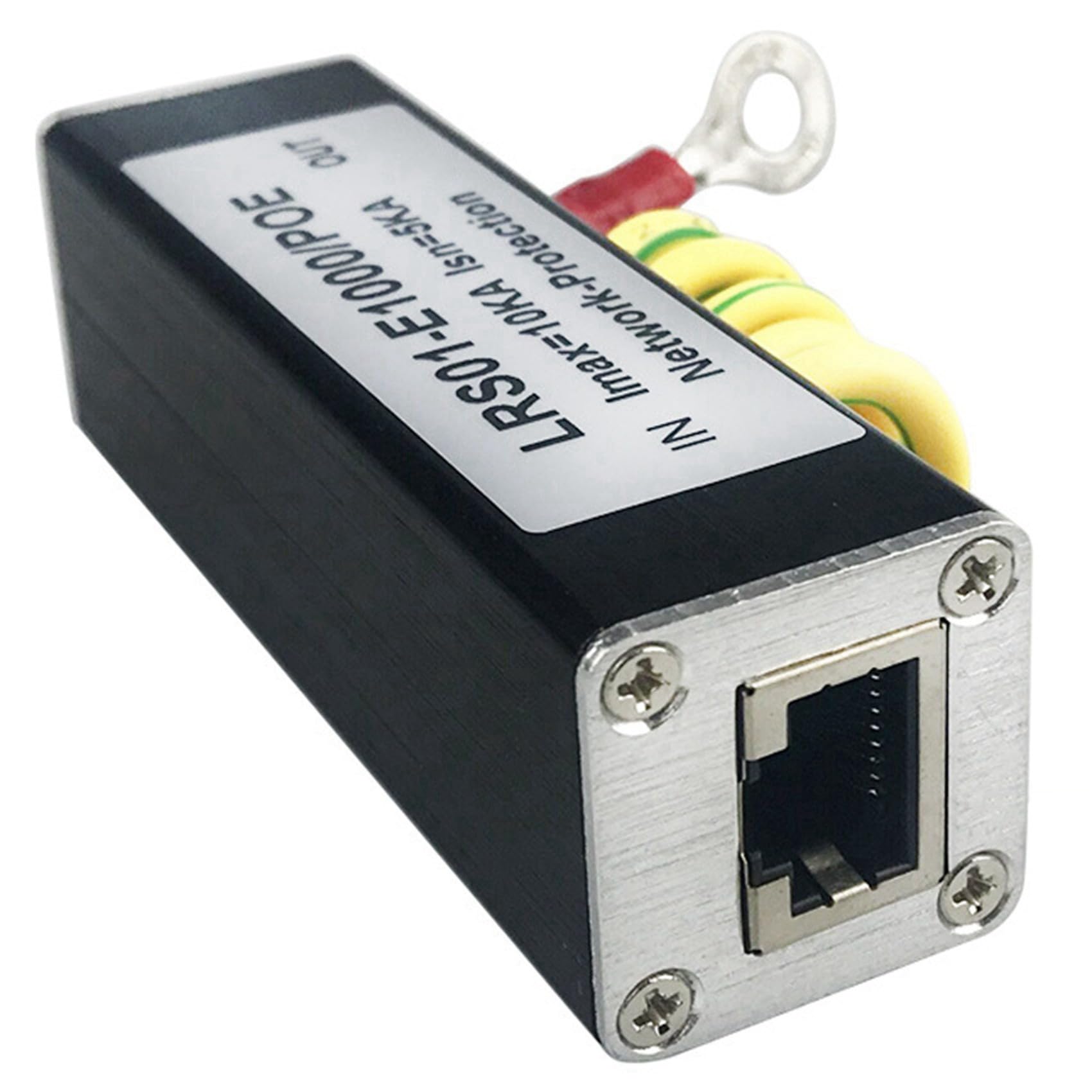10X 100/1000M POE IP kamera sieciowa przełącznik POE RJ45 i POE ochrona przeciwprzepięciowa urządzenie ochronne SPD 1000M