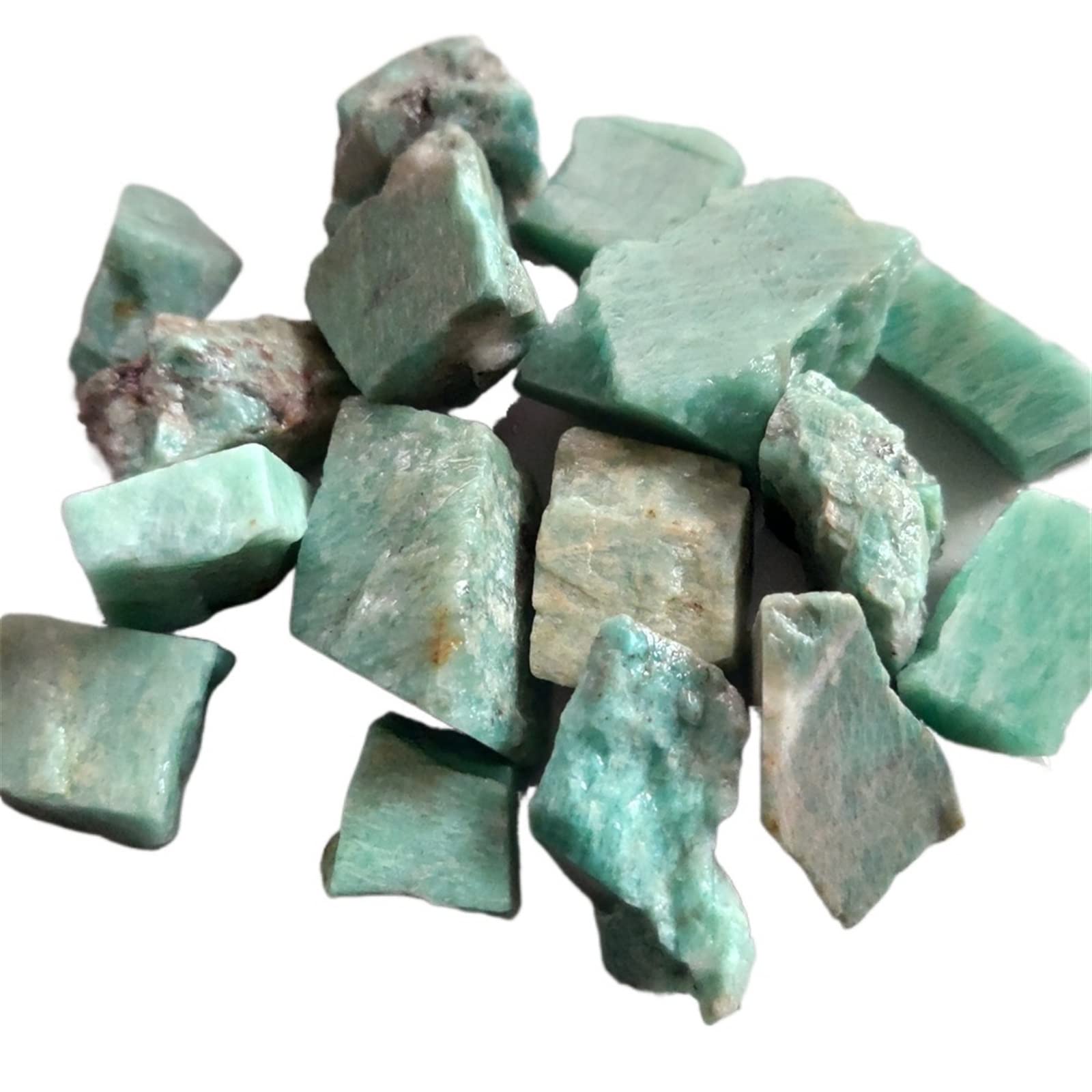 Amazon.co.jp: 50-100 グラム天然アマゾナイト原石ラフ水晶宝石用原石