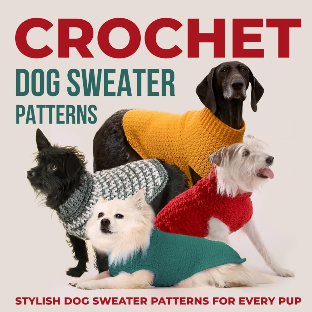Crochet Dog Sweaters Patterns Stylish Dog Sweater Patterns for Every