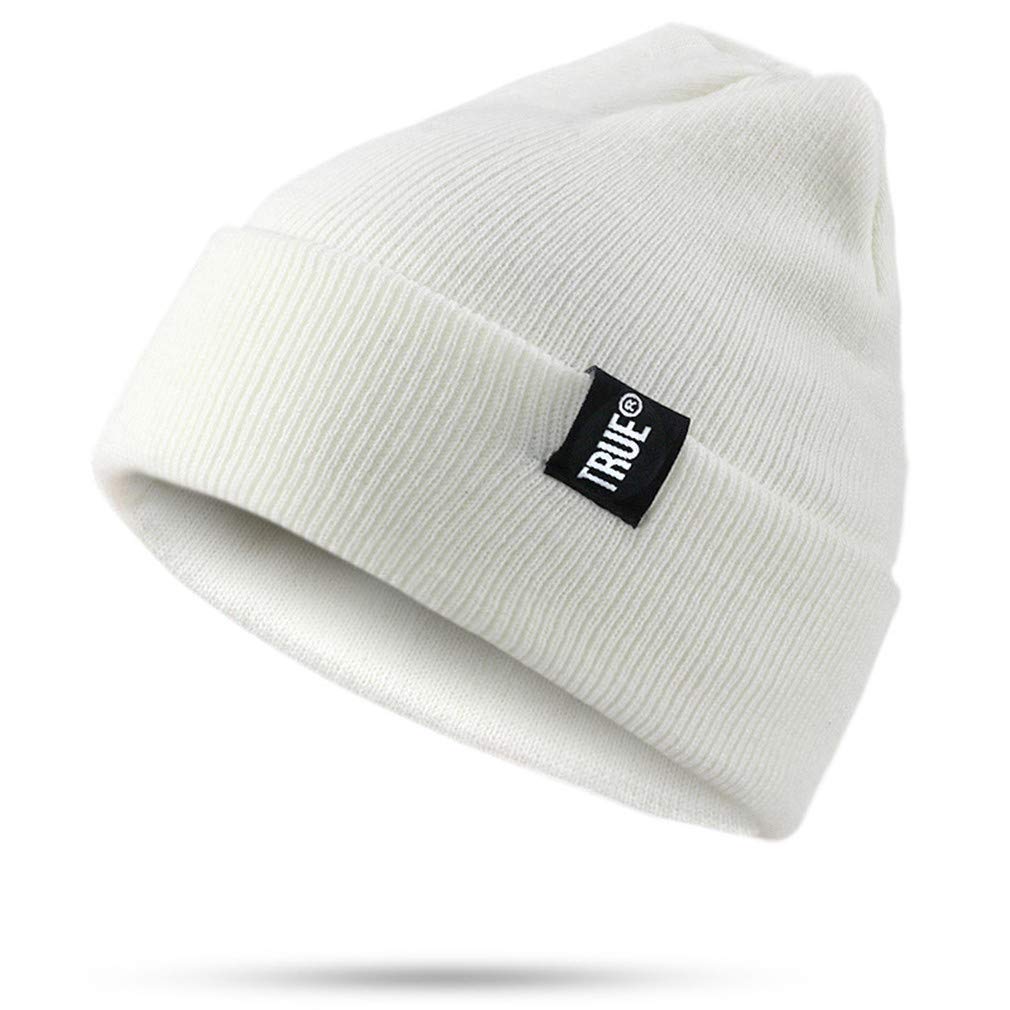 Ulalaza Women's Style1-4 Knit Skull Stocking Cap Winter Beanie Hats Baggy Slouchy Beanie Hat For Men