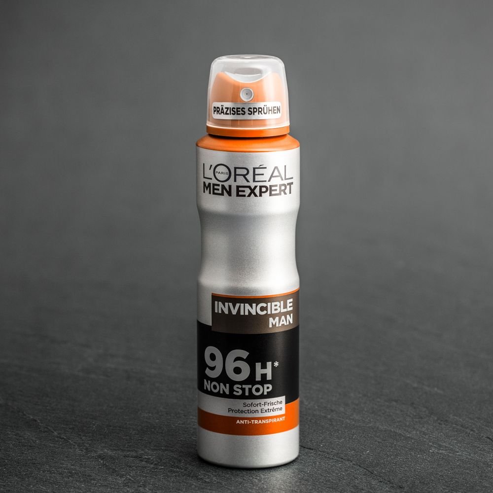 L'Oréal Paris Men Expert Invencible Hombre Conjunto de 6 desodorante aerosol 96 h 150 ml