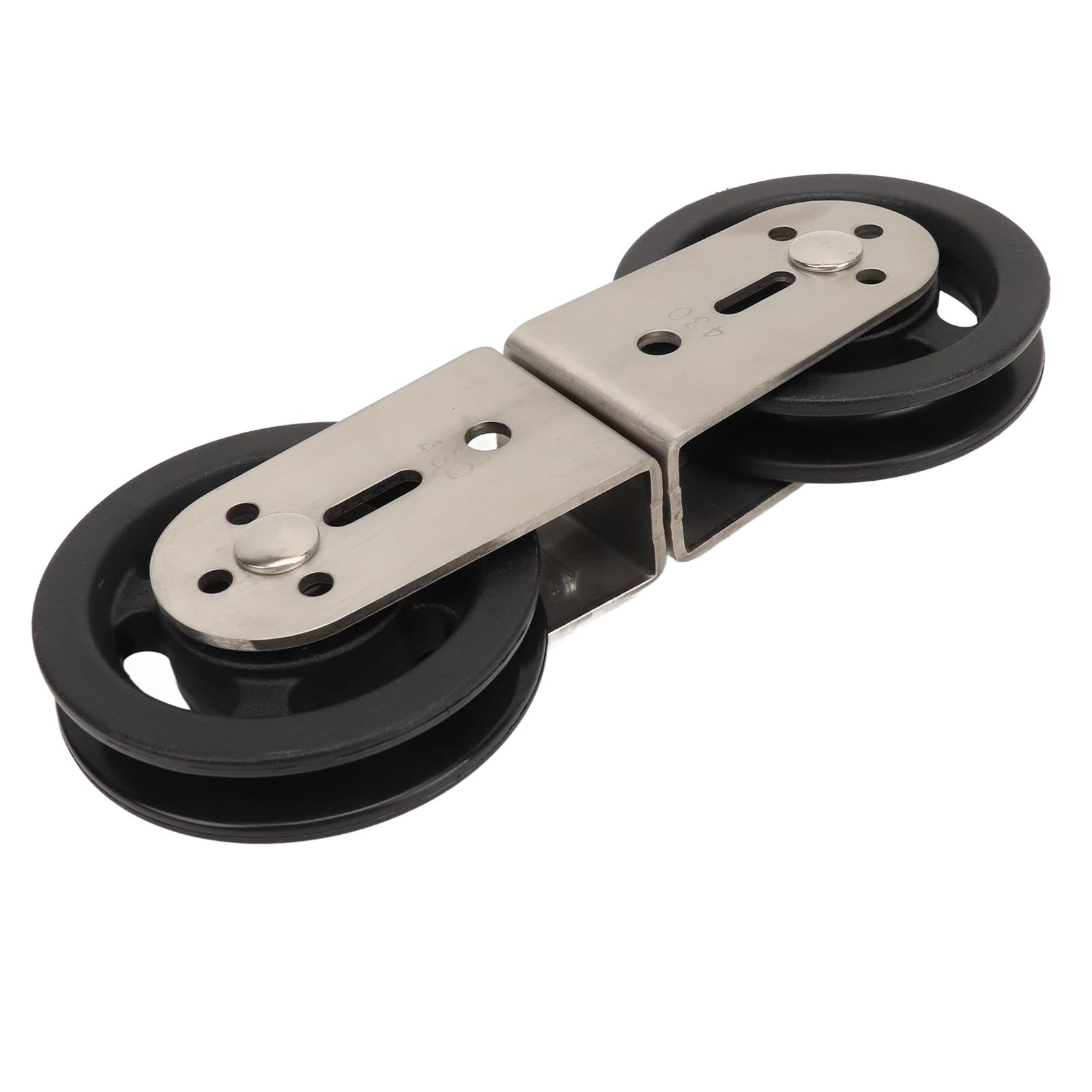 de polea de Cable Rueda de Gimnasio Bloque bidireccional Cojinete silencioso de Acero Inoxidable Fácil instalación Accesorio de tracción para Fitness Equipo de Entrenamiento en