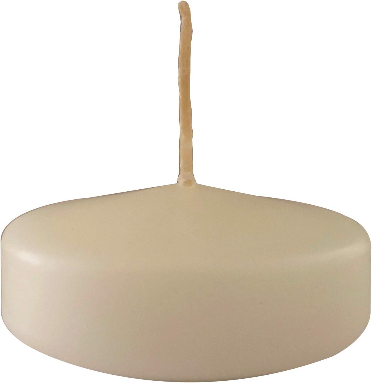 28 Floating Candles Diameter 5 cm 5.5 Hours Burn Time Ivory Cereria Di Giorgio