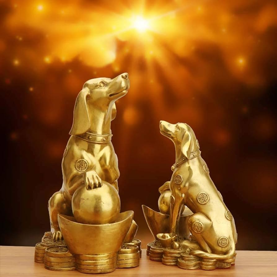 犬の陶器置物 2体セット バスケット付き　ビーグル犬　加藤工芸 犬の陶器置物 2体セット バスケット付き ビーグル犬 加藤工芸 Vintage