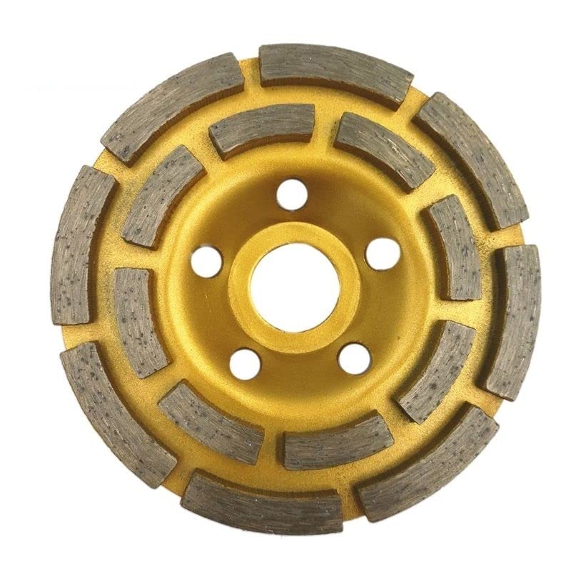 Diamentowe koło garnkowe, diamentowe koło segmentowe do szlifowania, diamentowe koło garnkowe, tarcza szlifierska do betonu, marmuru, kamienia, polerowanie podłóg, dwurzędowa tarcza szlifierska(115mm)