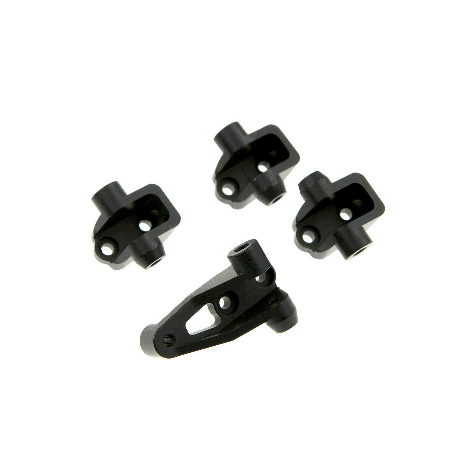GDS Racing Alloy Front & Rear Lower Link Shock Mount Set for Traxxas TRX-4 Black