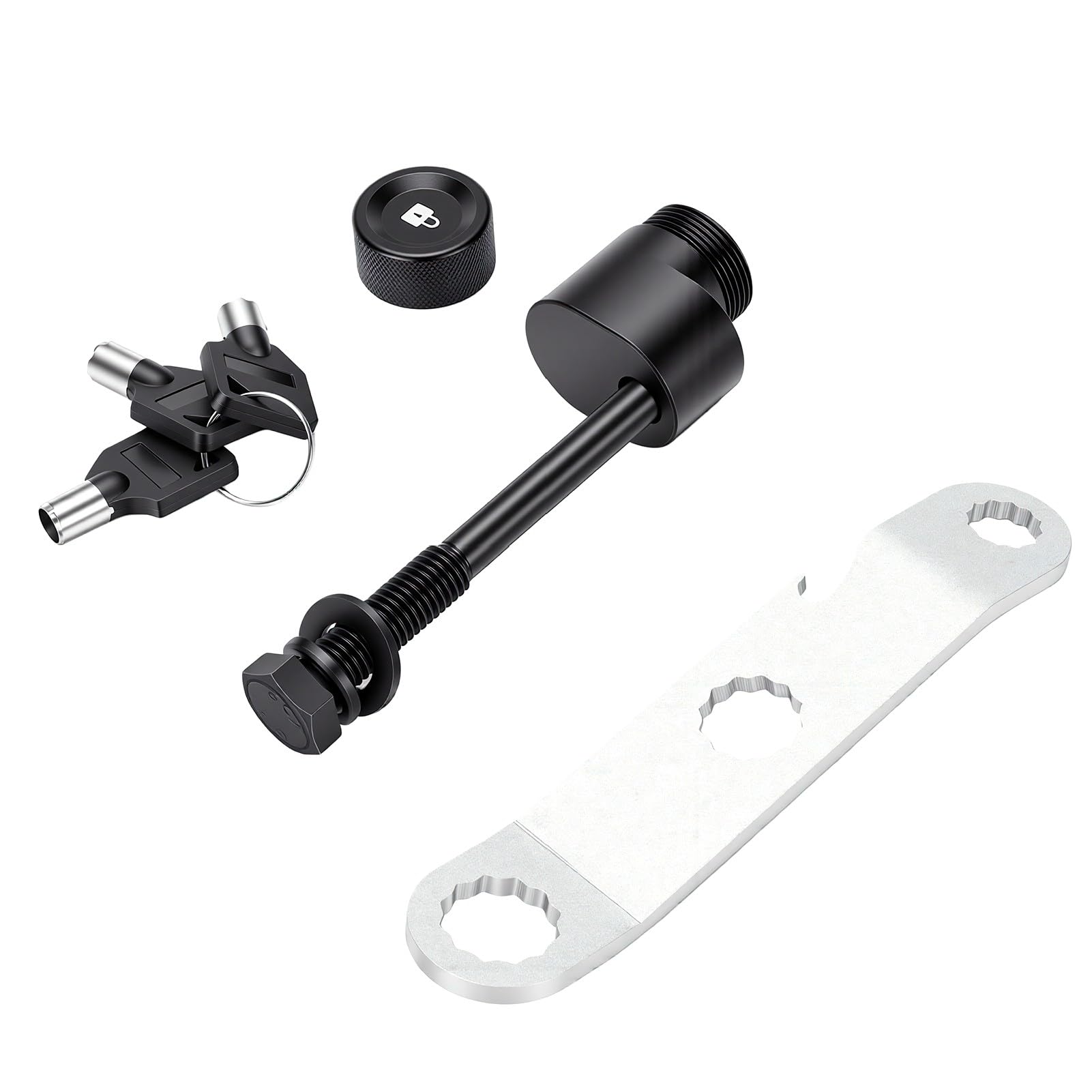 Tbest Candado para Enganche de Remolque, Bloqueo para Receptor Compatible