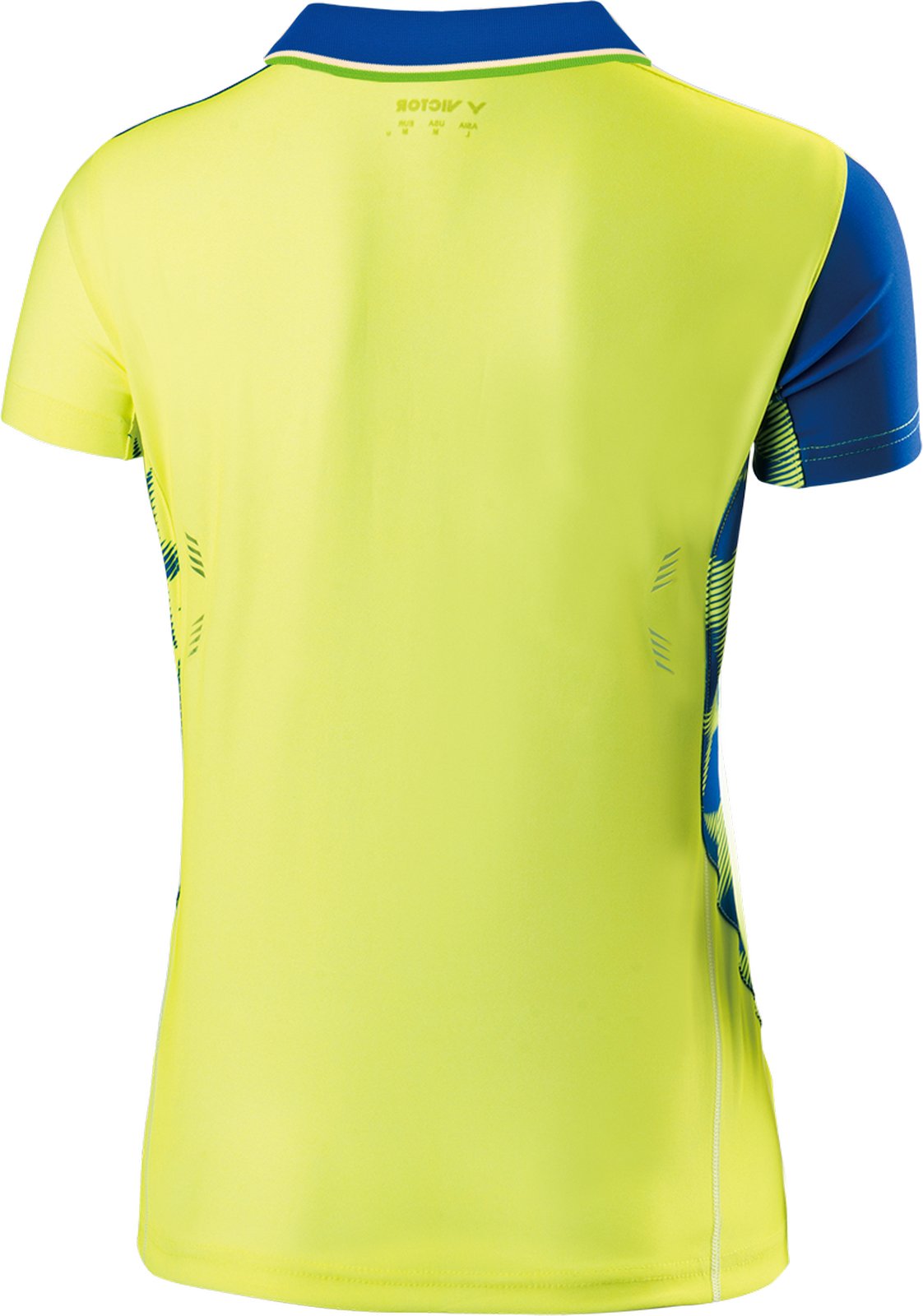 VICTOR 2017 Malaysia Badminton Team Female Polo Shirt Yellow 6317