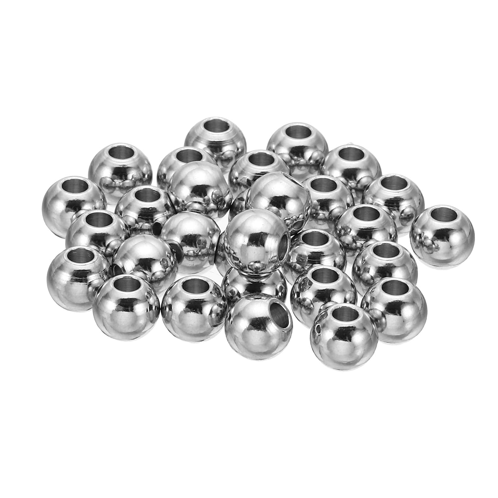 PATIKIL Smooth Round Spacer Beads