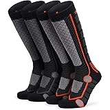 [テスラ] スノーボード スキー靴下 スキーソックス 2足セット 冬 コンプレッション スポーツソックス 男女兼用 [抗菌防臭・吸汗速乾] アウトドアスポーツ 防寒 保温 ソックス メンズ レディース MZS83-JPB_M