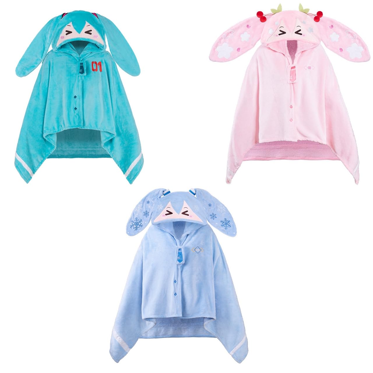 Amazon.co.jp: kueer初音ミク エアコンブランケット 毛布 マント