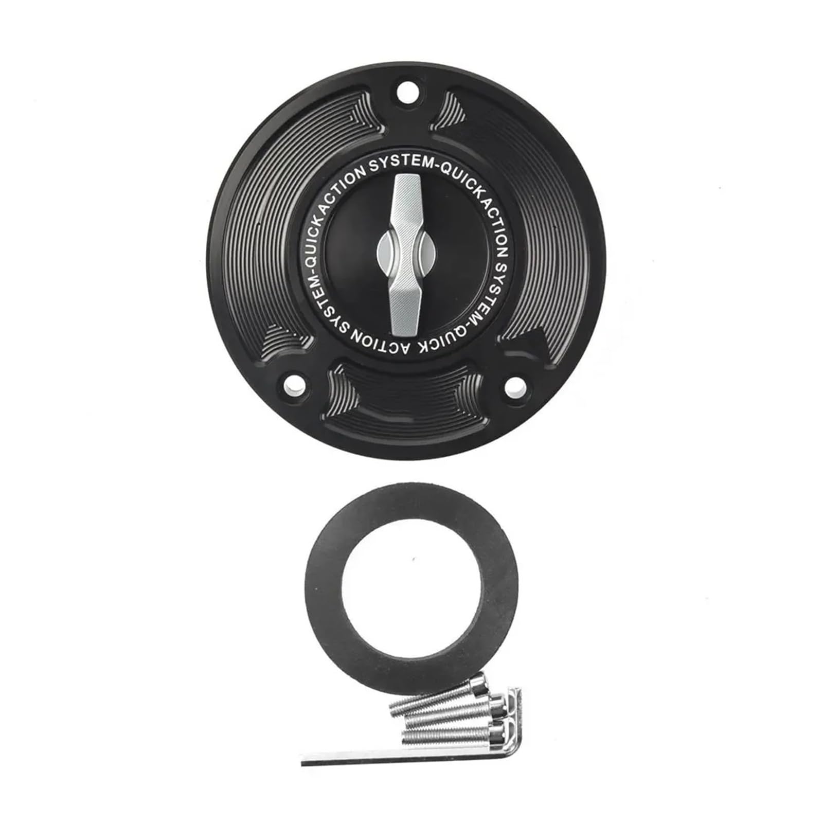 Tappo Serbatoio Tappo Serbatoio Carburante Per Suzuki GSR600 GSR750 | Tappo Del Carburante Senza Chiave CNC Con Valvola Di Sfiato Unidirezionale, Previene Perdite Per Suzuki