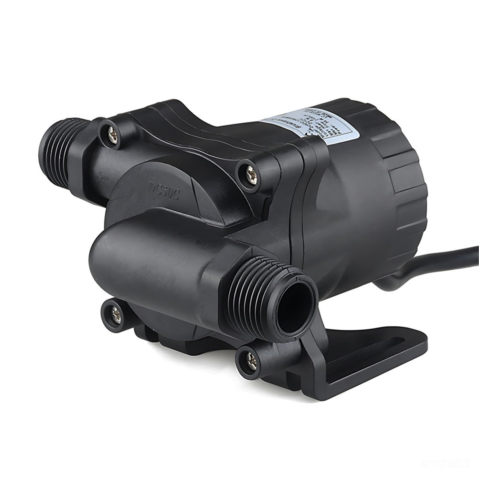 TKJBHGPK Cichy bezszczotkowy silnik o regulowanej prędkości DC12/24V 2100/2400L/H cyrkulacyjna pompa zanurzeniowa, opcjonalny adapter IP68 (adapter EU_1260S EU)