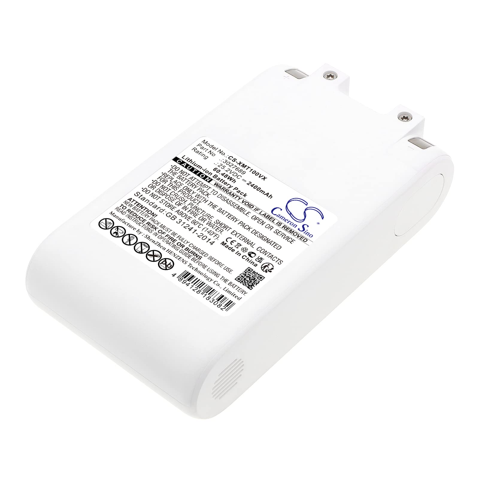 Enyuly 2400mAh Replacement Battery for Dreame P2045 G9 P2010 T20 T10 3027689 (25.2V)