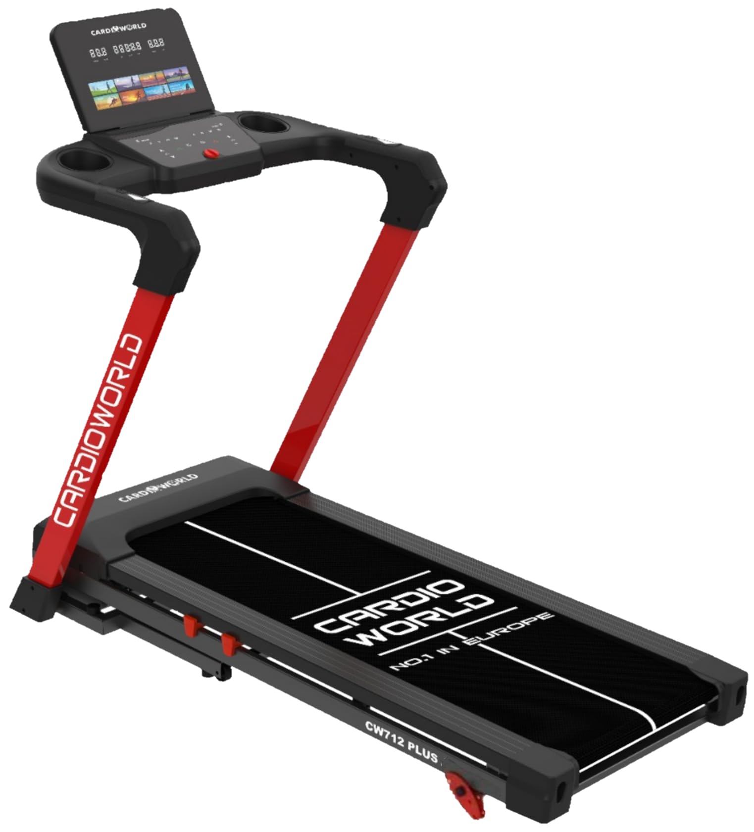 CW712 Plus 3HP DC Treadmill,1–16 km/h Speed,120kg Max User Weight,3-Level Manual Incline, Bluetooth-LED Display, Foldable Treadmill-image-30