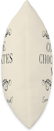 Miniatura 2 de Ideas de regalo para amantes del chocolate para mujeres, chocolates, café y hombres son mejores ricos, divertido con texto humor, 18 x 18, multicolor