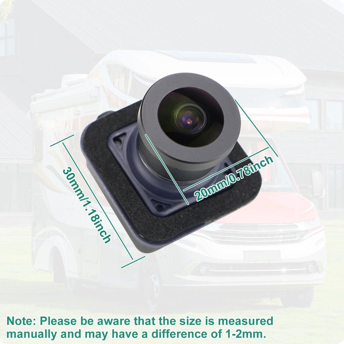 68144068AC Front Side Rear Backup Surround View Camera Replacement for Chrysler Pacifica Voyager Ram 1500 Maserati Ghibli Levante 2017-2022 Replaces 68144068AB, 68144068AD, 68417514AA by GreenYi