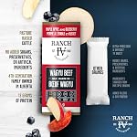 Ranch IV Provisions Wagyu Beef Bar - Variety Pack - High In Protein, Tender Texture, Sustainably Sourced, Soy Free, Non GMO, Keto Friendly, Nothing Artificial 43g (Pack of 12)