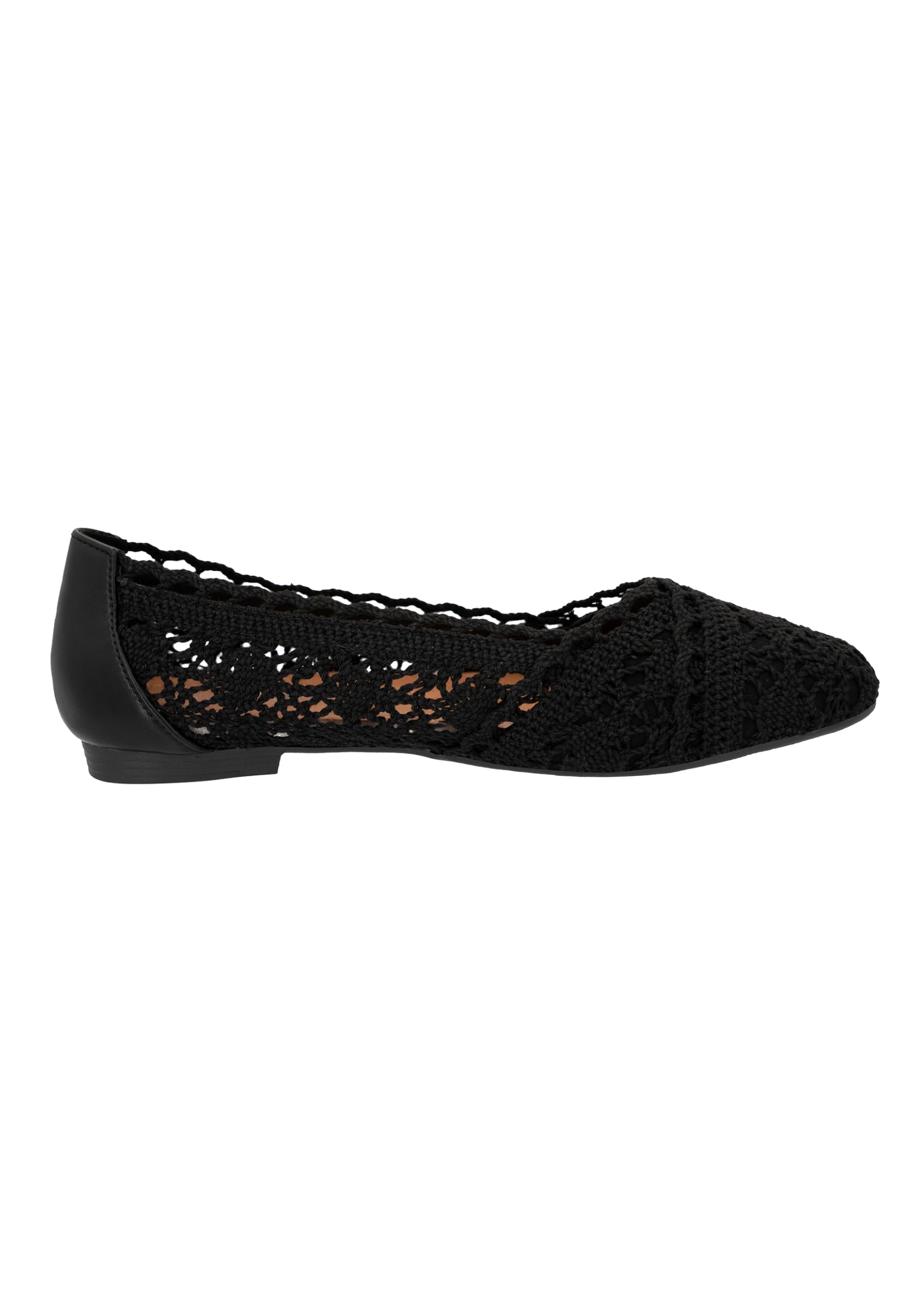 Elara Donna Ballerine Comode Slip-On Pizzo Chunkyrayan