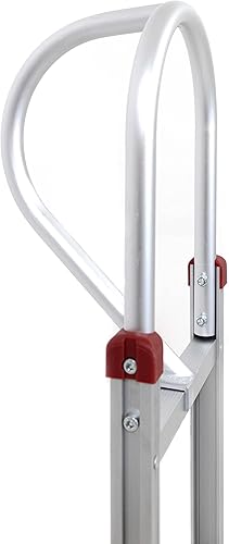 Miniatura 4 de Dutro Loop Handle - Carro de mano de aluminio con ruedas no planas, capacidad de 550 libras