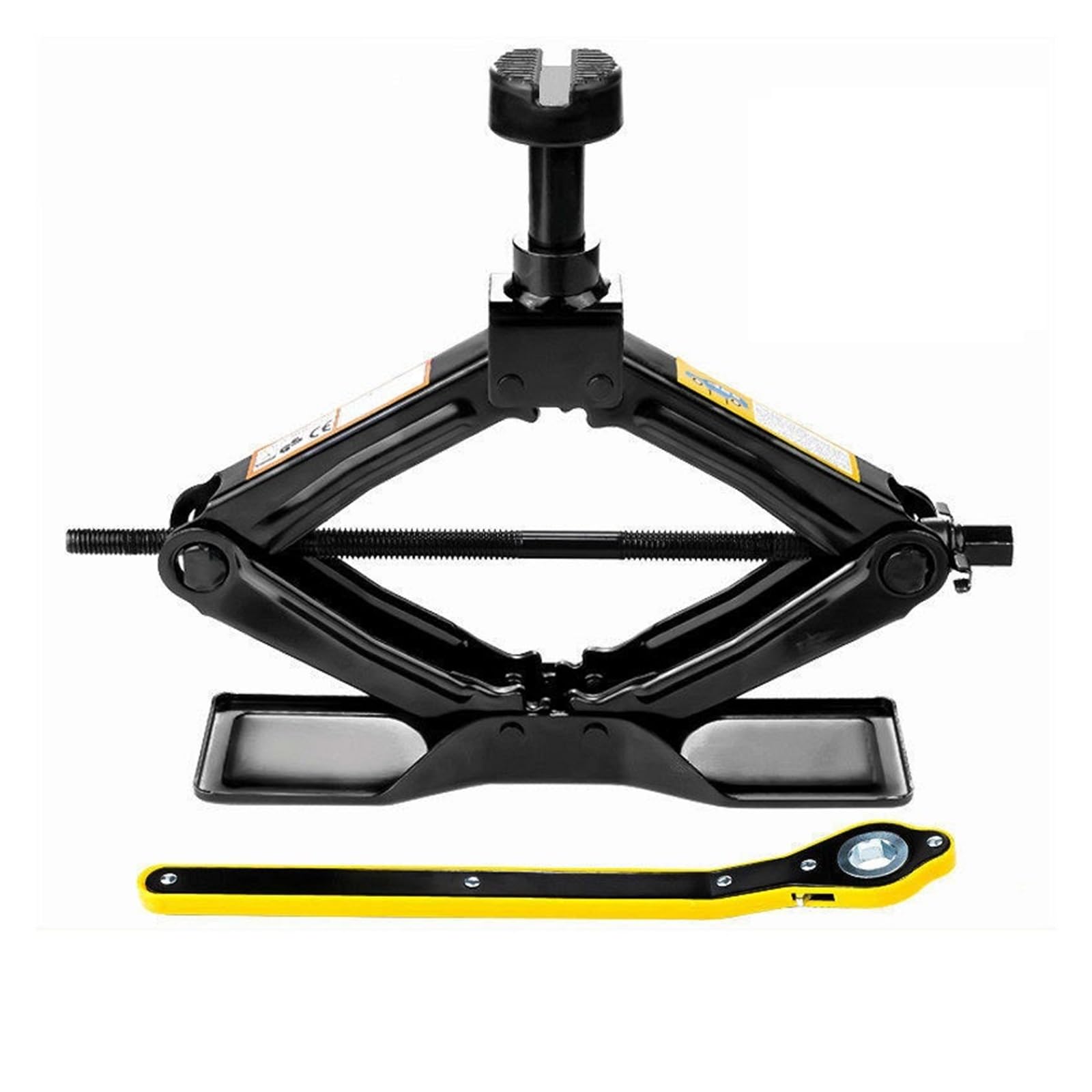 QUSYZD Hydraulic Ram Jack Car with On-Board Tool Qianjin Top Hand-cranked Tire Special Hydraulic Horizontal,