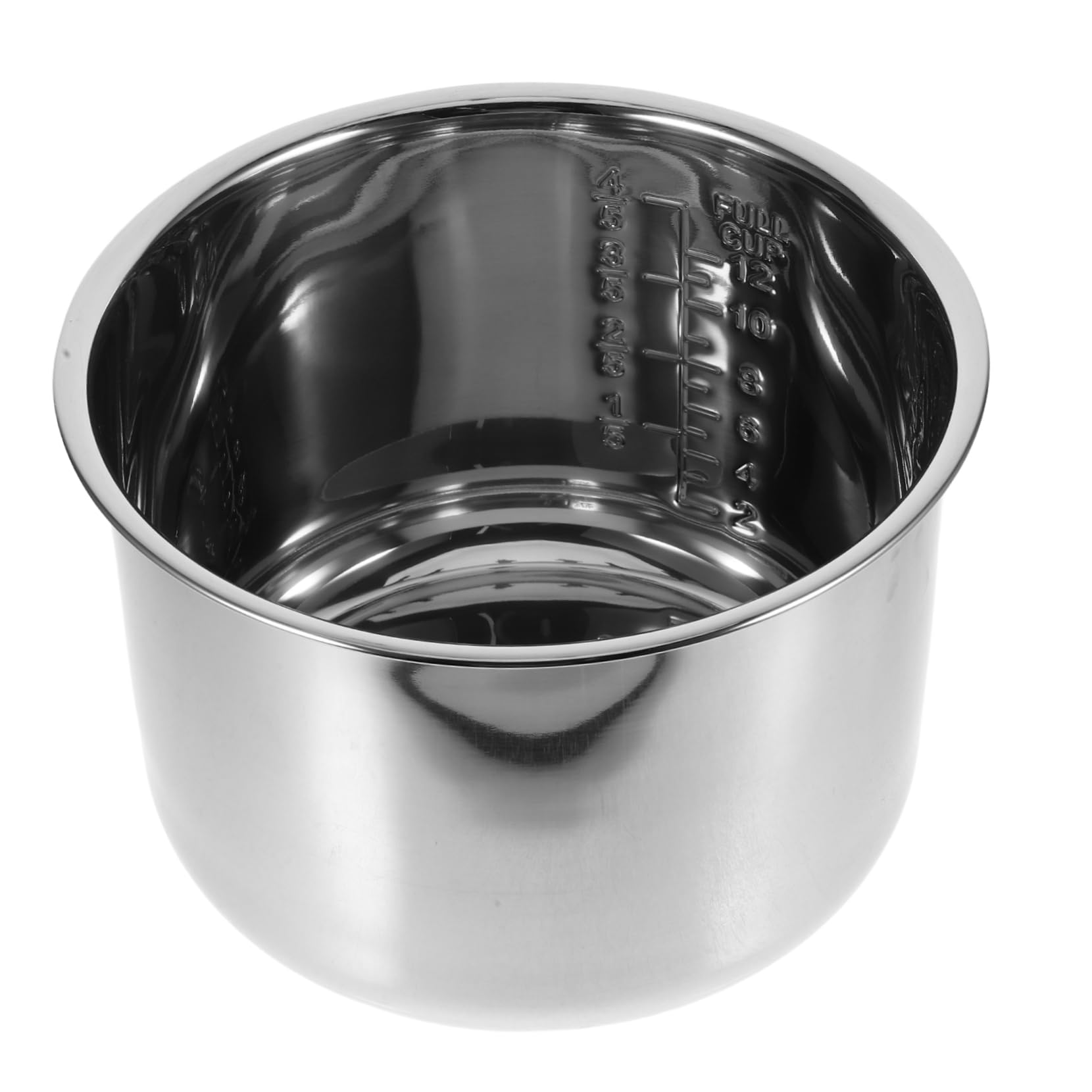 Alipis Recambio de Olla de Arroz de Acero Inoxidable para Arrocera, Accesorio para Hacer Arroz, Forro Interior 6 L, Repuesto