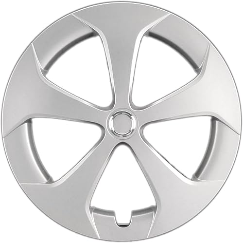 Miniatura 2 de Tapacubos plateados de 15 pulgadas de alta calidad para Toyota Prius 2010-2015 (no es compatible con Prius C o Prius V), construcción resistente