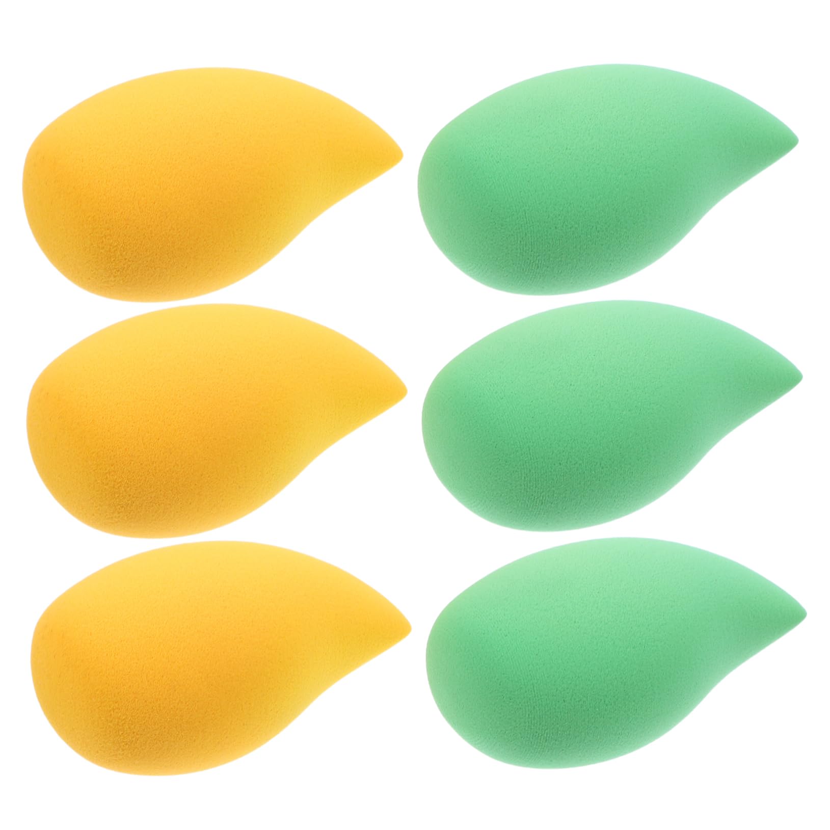 Healeved 6Pcs Design Makeup Puff Sponge Wet Dry Powder for Gentle Application Soft and Supple Cosmetic Tools for Makeup Finish for All Skin Types