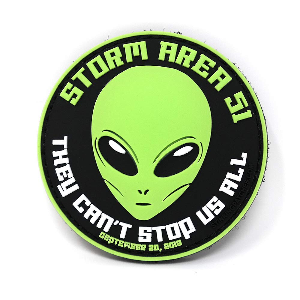Storm Area 51 Commemorative PVC Tactical Hook and Loop Patch