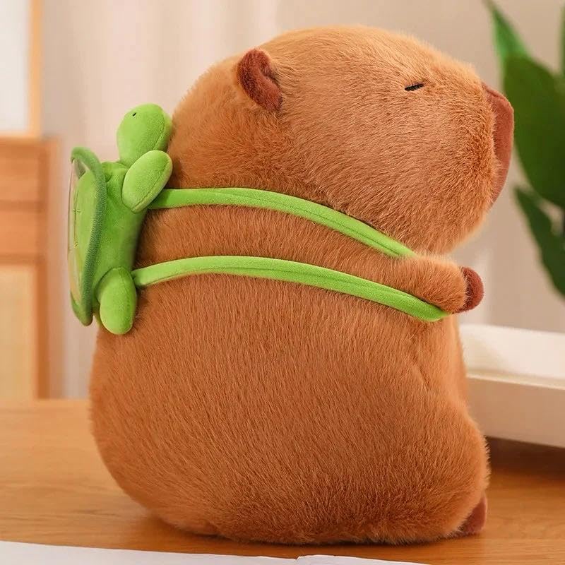 Image of HUG 'n' FEEL SOFT TOYS Capybara Plush Toy, 45cm Big Stuffed Animal | Ultra-Soft Huggable Cuddly Toy for Kids, Boys & Girls | Perfect Birthday or Valentine's Day Gift