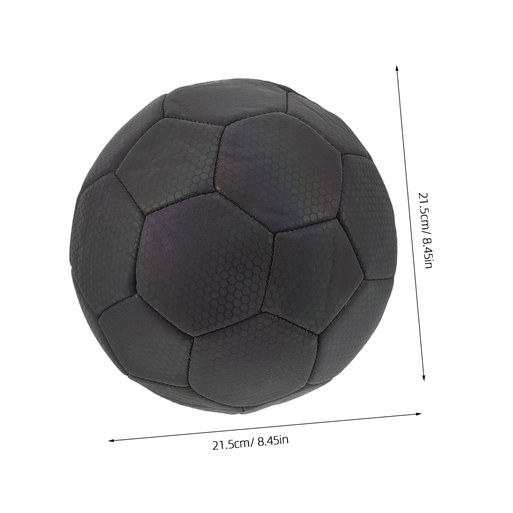 Pallone Calcio Riflettente Olografico Pallone Sportivo Calcio Resistente per Allenamenti e Partite Outdoor
