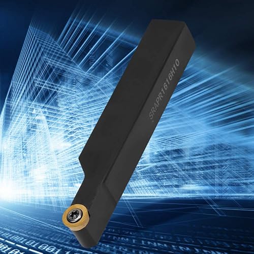 Miniatura 4 de Soporte para herramientas de torno CNC SRAPR1616H10 con inserto de carburo RPMT10T3MO Insertos cuchillas Radius Turning Tool Set Incluye llave para
