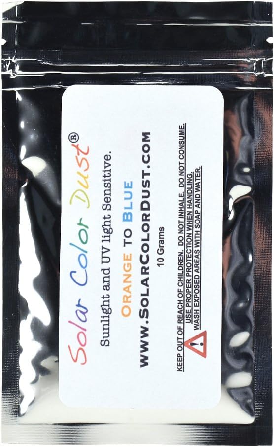 Solar Color Dust Orange to Blue 10g Arts, Crafts & Sewing