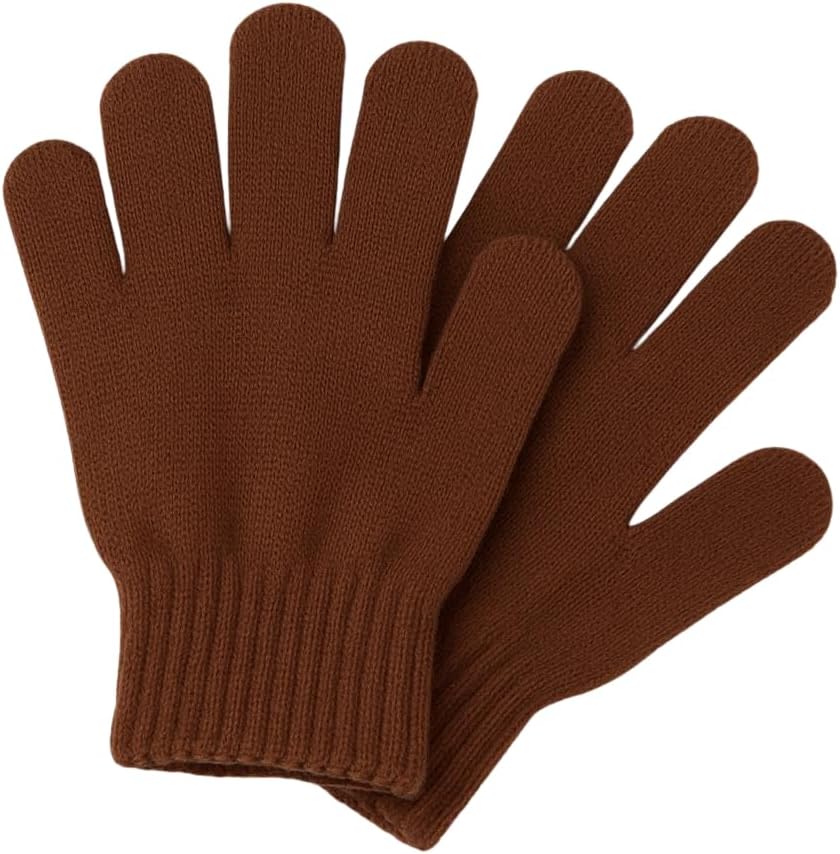 Stylish Solid Warm Woolen Gloves for Kids, Winter Wear Wool Gloves for Boys & Girls (Age 3 to 7 Years)