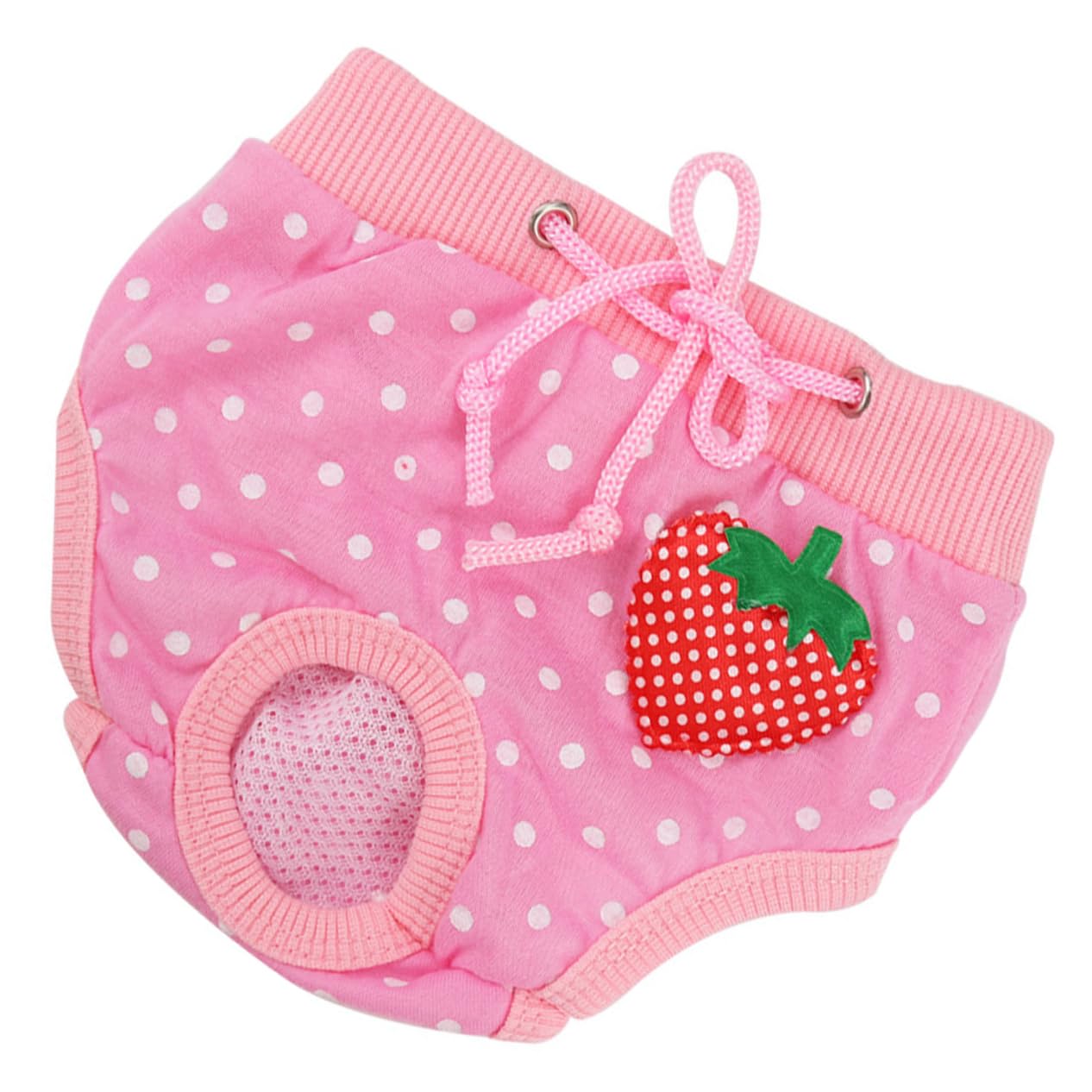 Totority Comfortable Cotton Pet Safety Pants for Dogs Sanitary Diapers for Female Dogs Heat Absorbent Breathable Design Protects Carpets Furniture