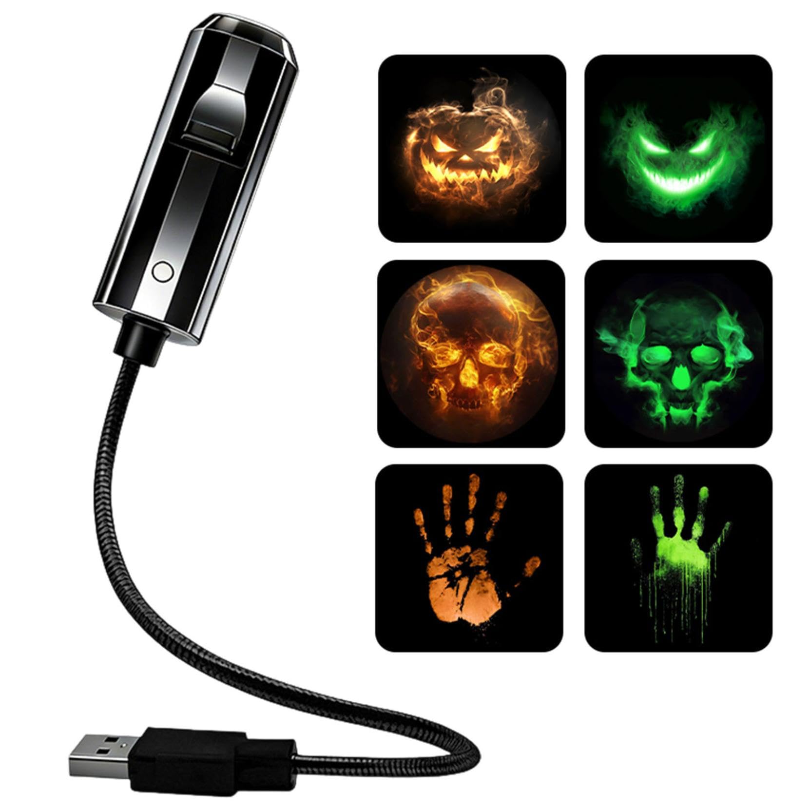 Halloween Window Projector, Upgraded Halloween Projector，6PCS