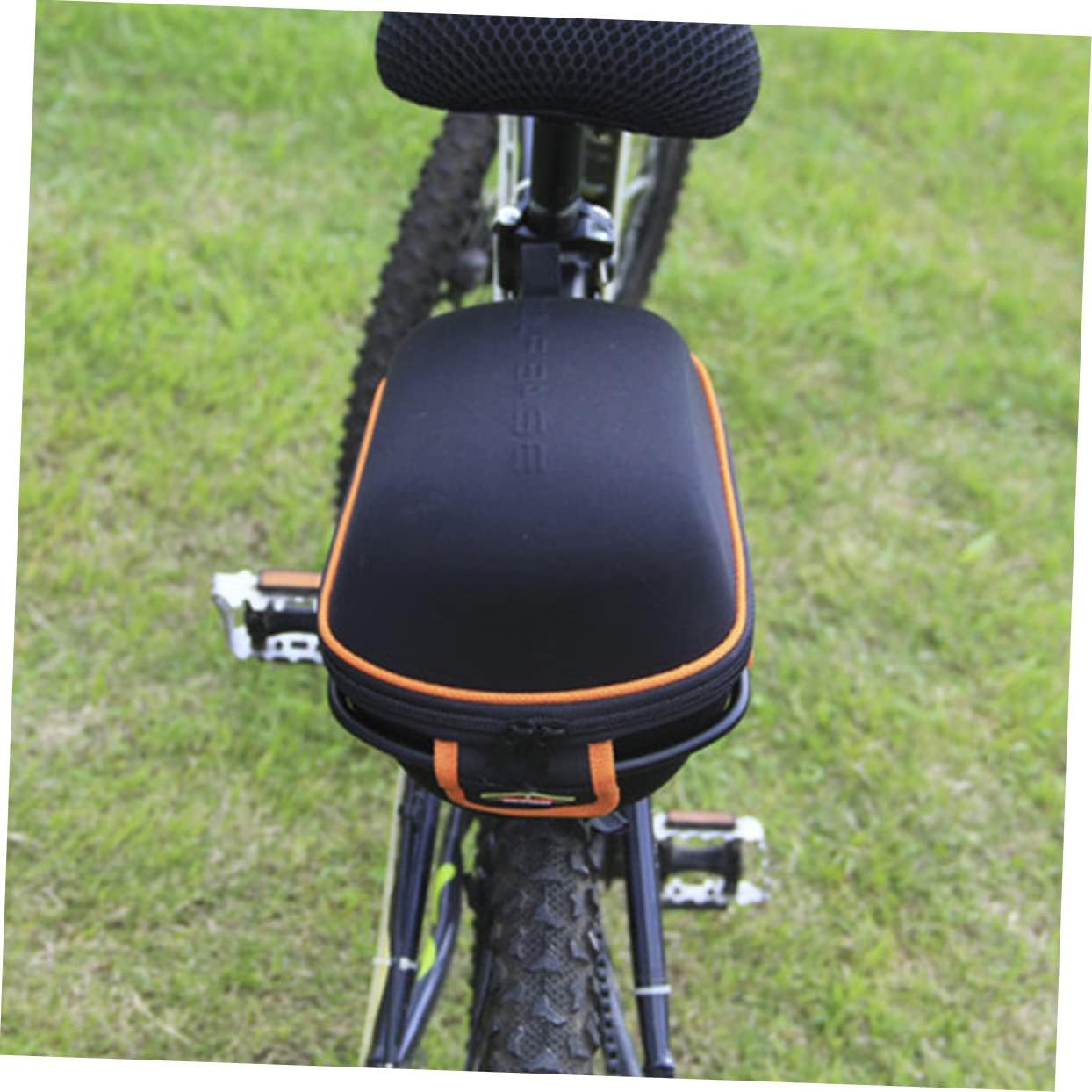 1pc Large Capacity Bike Tail Bag Quick-release Rear Storage Pouch Shell Riding Equipment Reflective Straps for Cycling Accessories and Outdoor Adventures