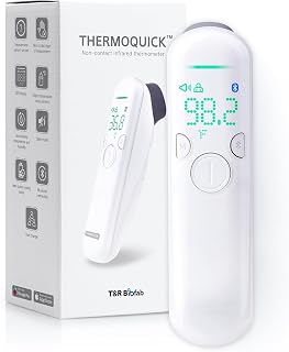ThermoQuick 3-in-1 No Touch Forehead Thermometer: Body, Object & Room Humidity | Accurate Baby Thermometer for Infants, Kids, Adults
