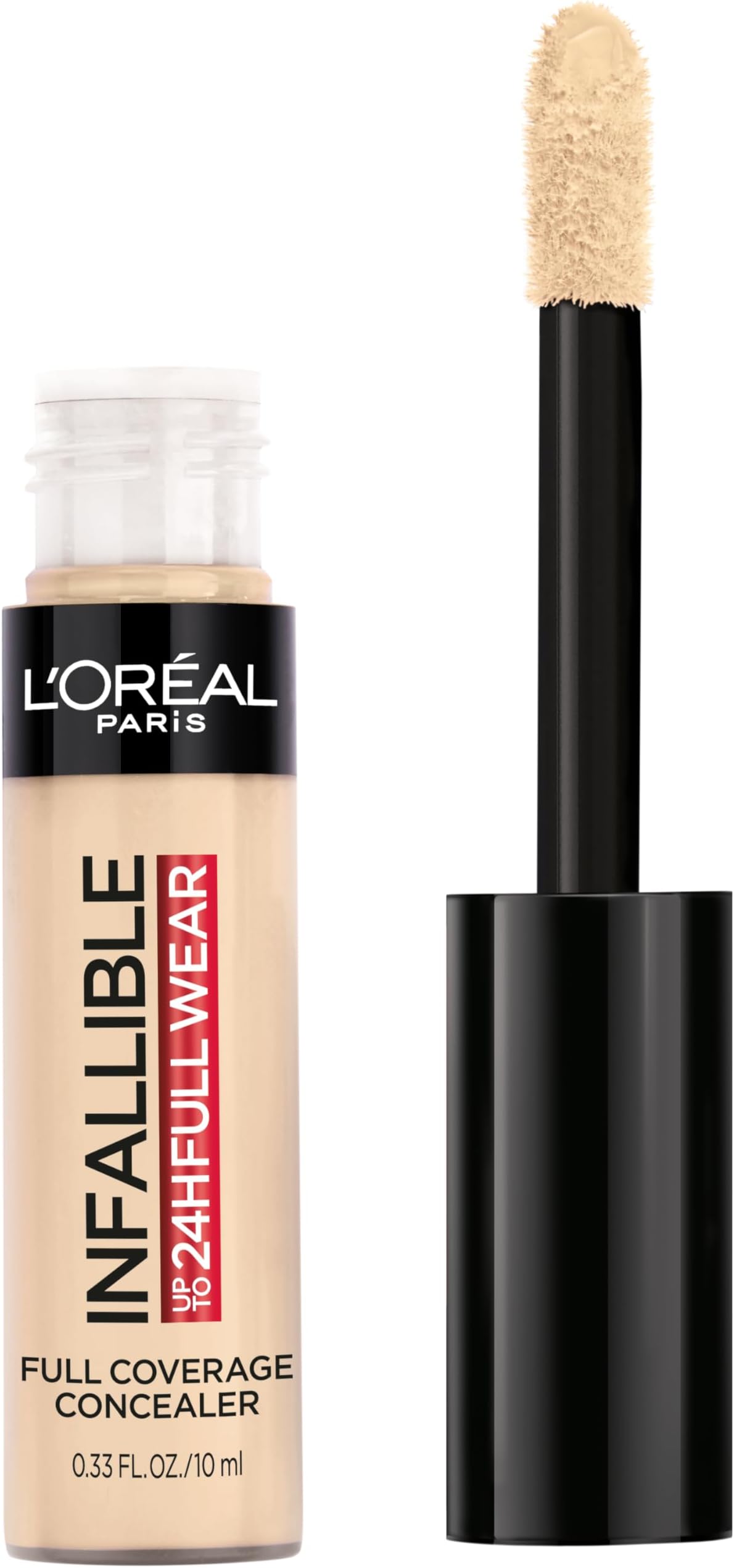 L'Oreal Paris Makeup Infallible Full Wear Waterproof Matte Concealer, Full Coverage, Ivory, 0.33 fl. oz.