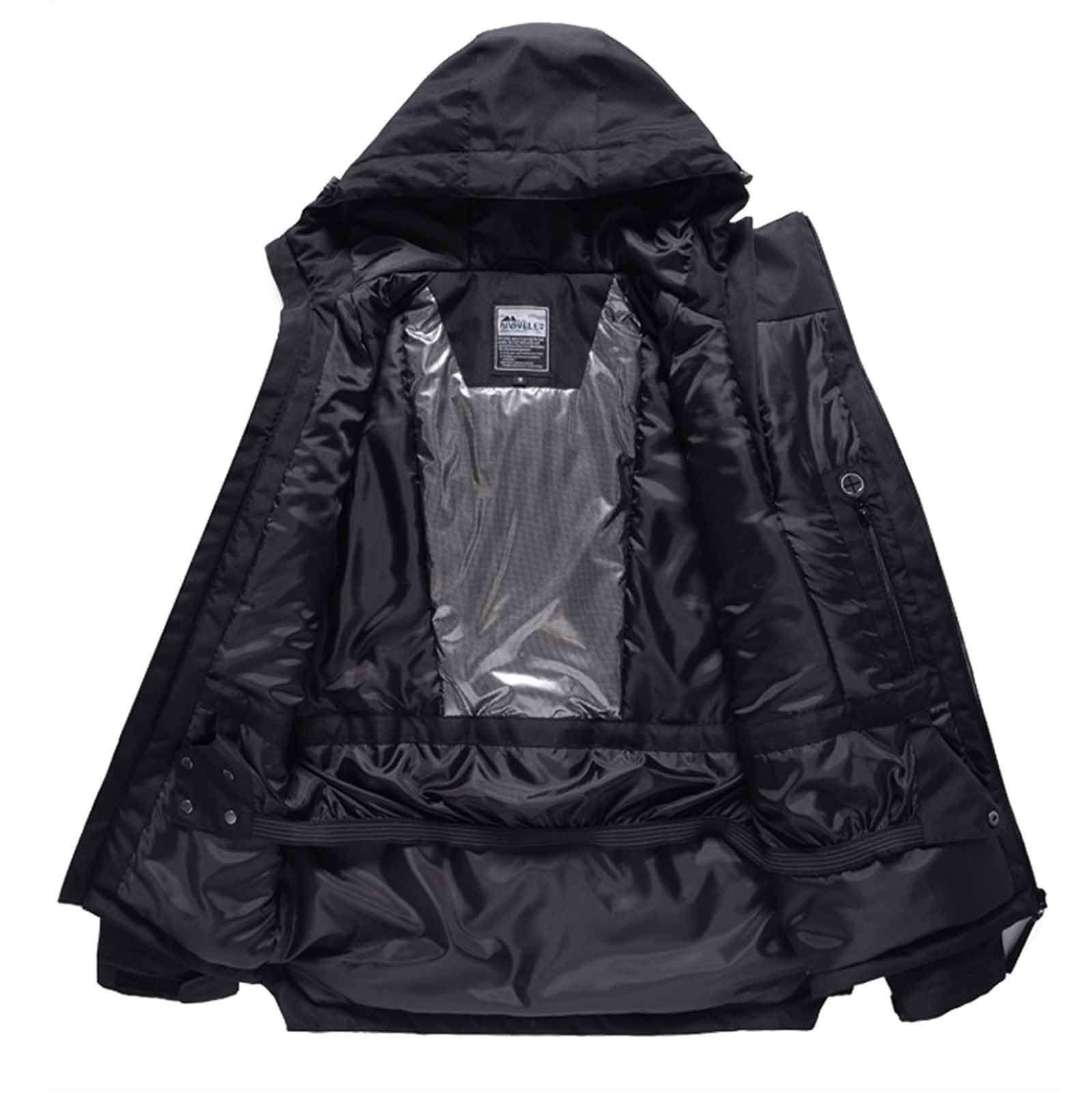 Genérico Chaqueta de Esquí para Hombre y Pantalones Conjunto Impermeable de Montaña Chaqueta de Esquí Traje de Snowboard Impermeable Chaqueta de Nieve para Invierno Resistente