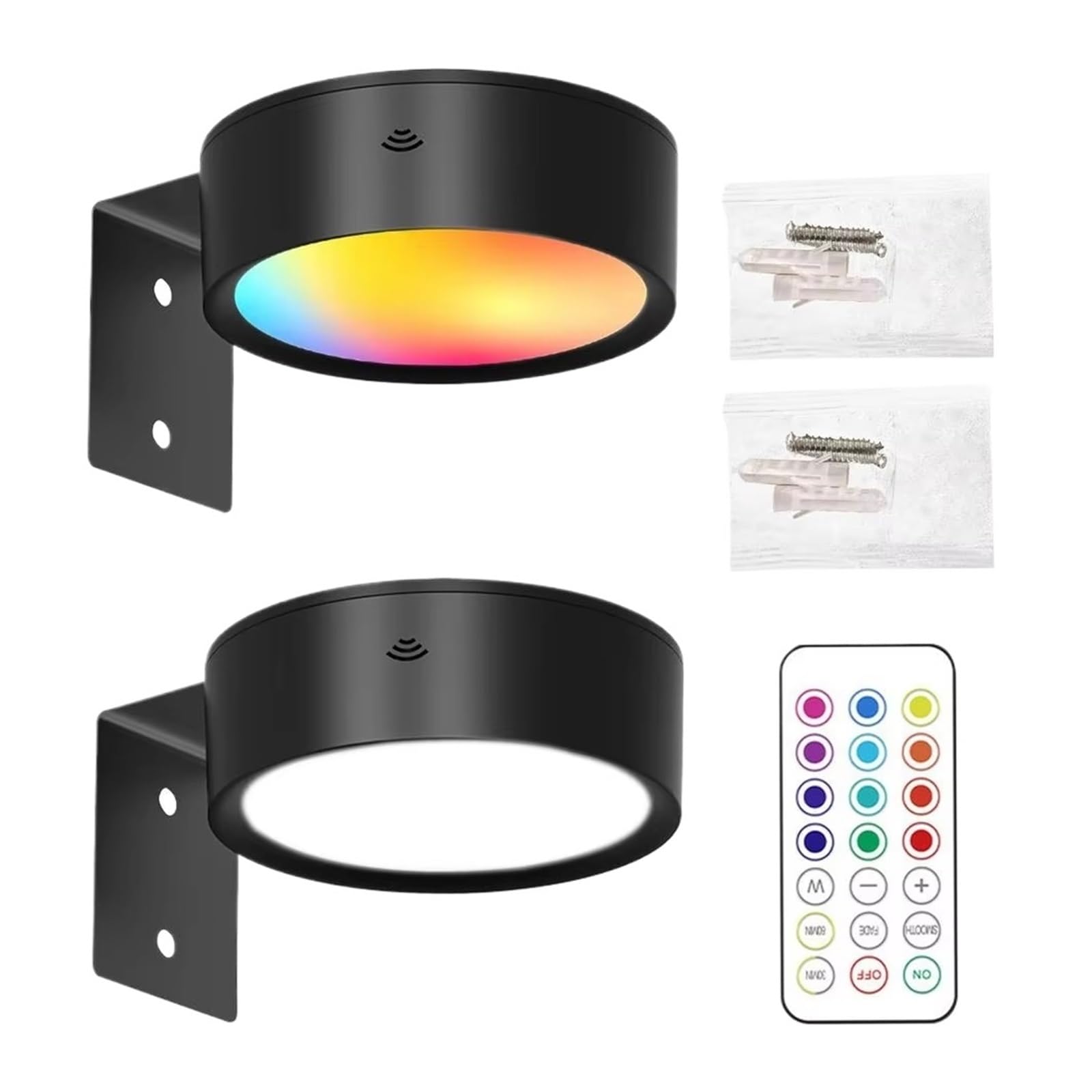 Foco magnético regulable LED para iluminar arte oscuro sin cables 8