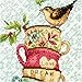 Dimensions 70-65171 Gold Collection Stacked Tea Cups Advanced Counted Cross Stitch Kit, 18 Count White Aida, 7