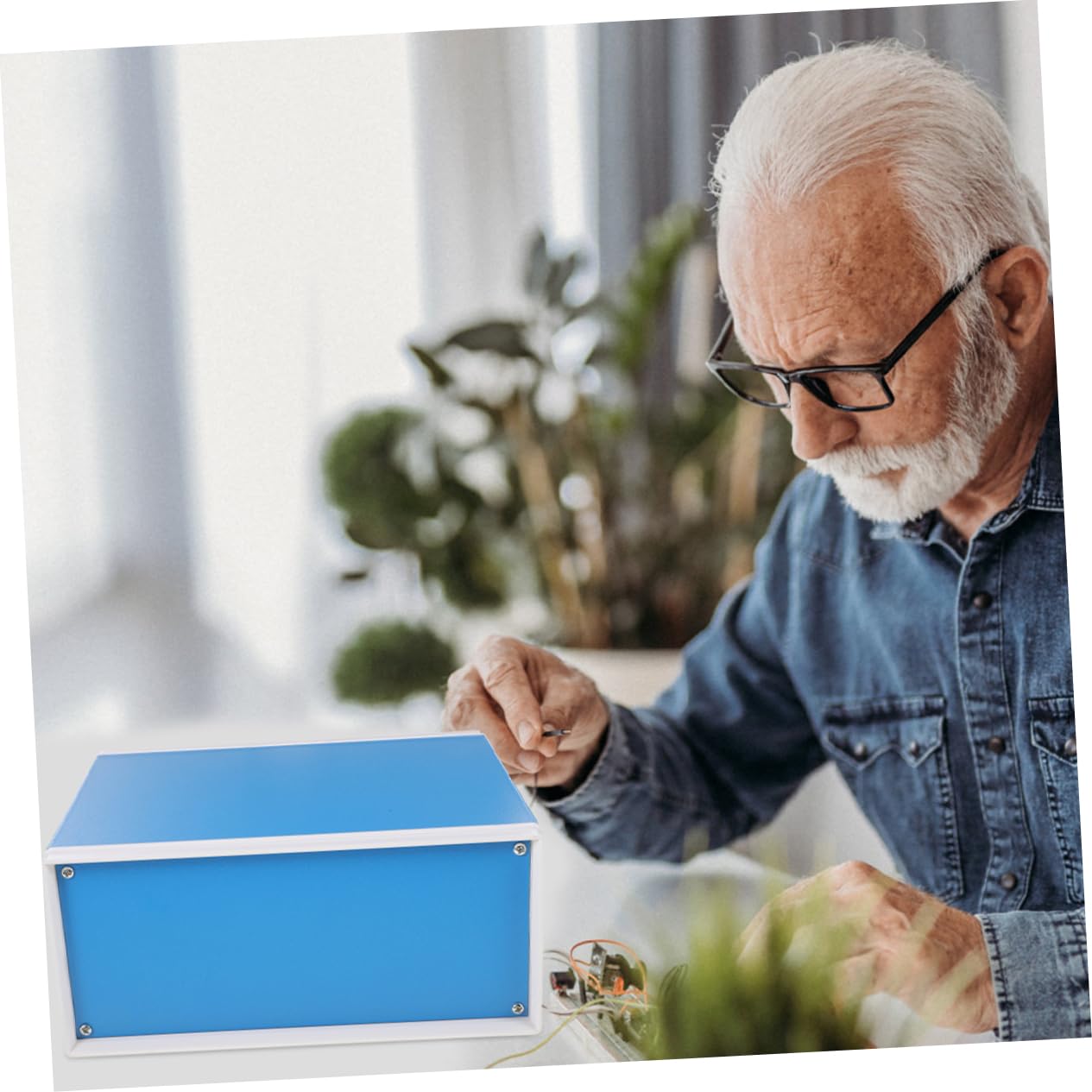 Alipis Caja De Aluminio Para Conexiones Eléctricas Caja Electrónica Para Proyectos Con Diseño Multifuncional y Acabado Elegante Estable Para Aplicaciones Industriales