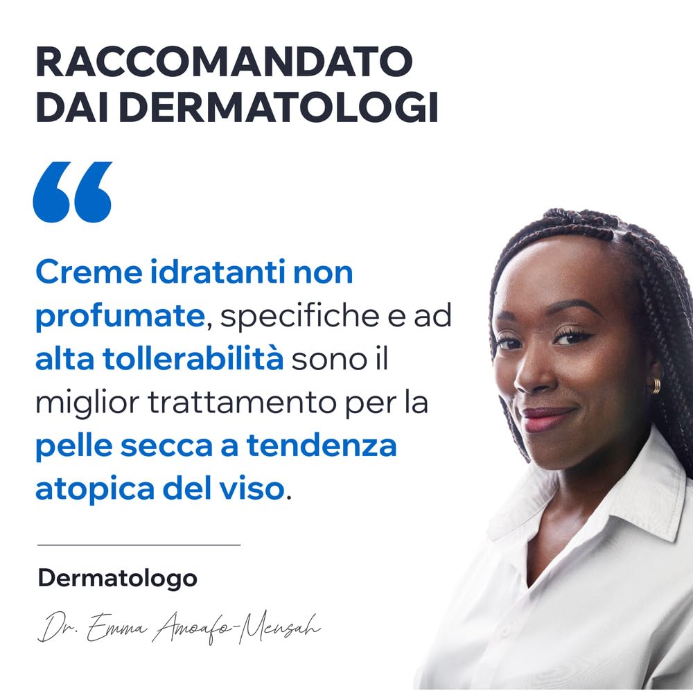 Uriage Xemose Crema Viso Lenitiva Nutriente per Pelle Secca, soggette ad Eczema Atopico con Burro di Karitè 10% - Idratazione 24H, Nutre, Lenisce e Protegge - Non Appiccica, Non Unge - non profumato