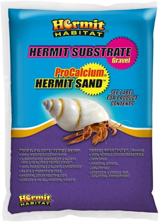 Hermit Habitat Terrarium Sand, 2-Pound, Violet