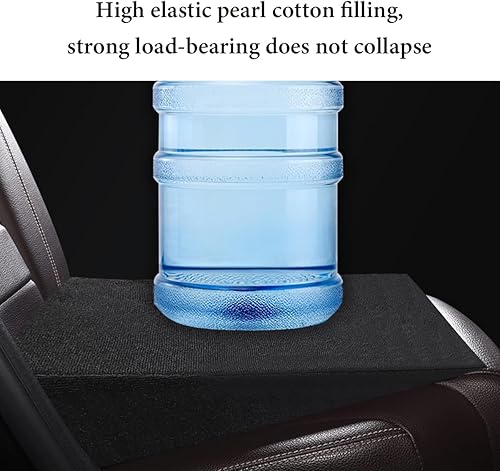 Miniatura 4 de Cojín de nivelación de cuña de asiento automático, cómodo cojín ergonómico de espuma para asiento de automóvil, diseño en ángulo, almohadilla de