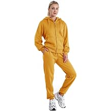 LeeHanTon Sherpa Zipper Womens Sweatsuits Active Jogging Fleece 2 Pieces Hoodie and Pants Winter Outfit Sets