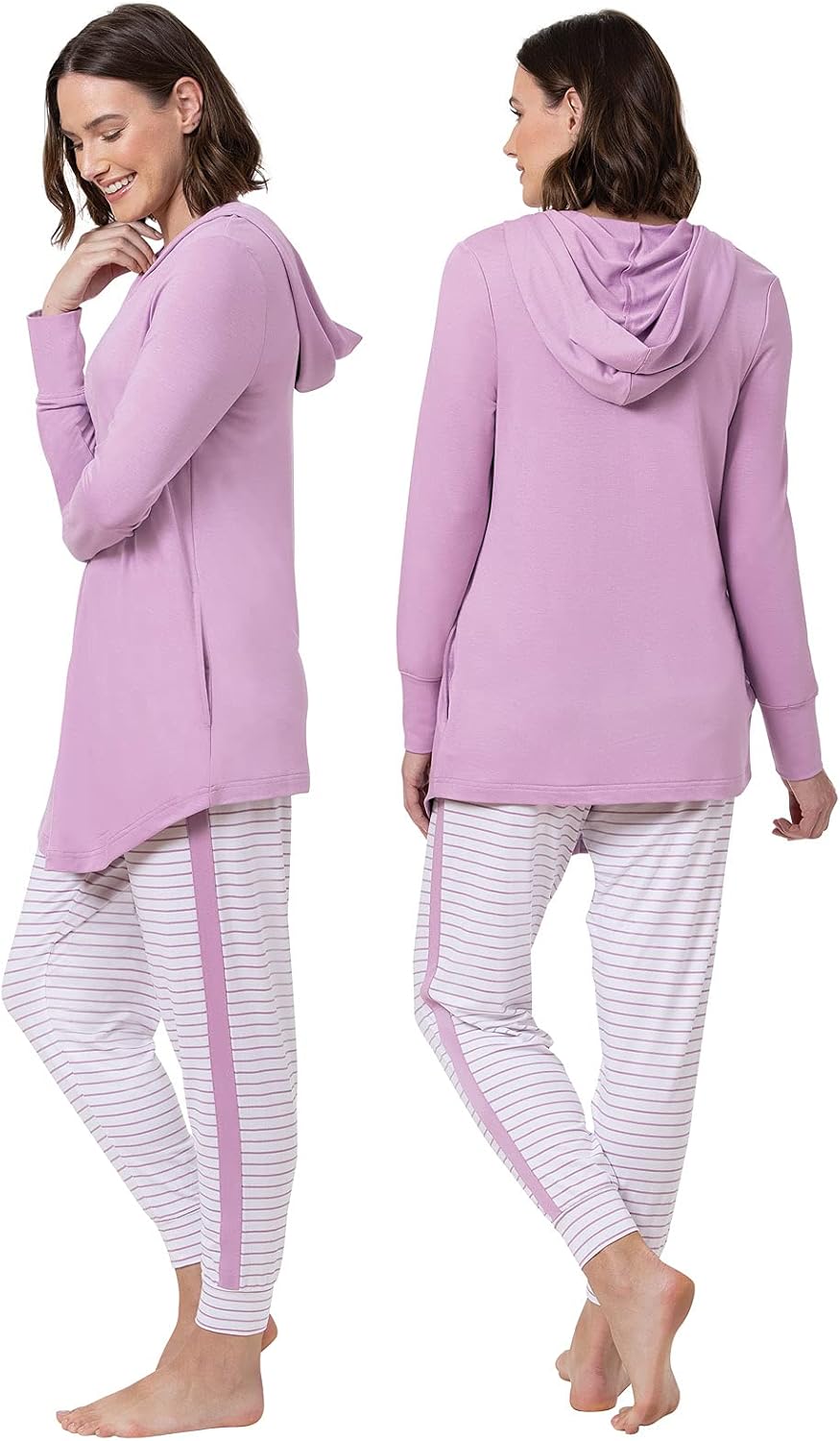 PajamaGram Pajamas For Women - Cozy PJs For Women Set, 3 Piece Set - Image 2