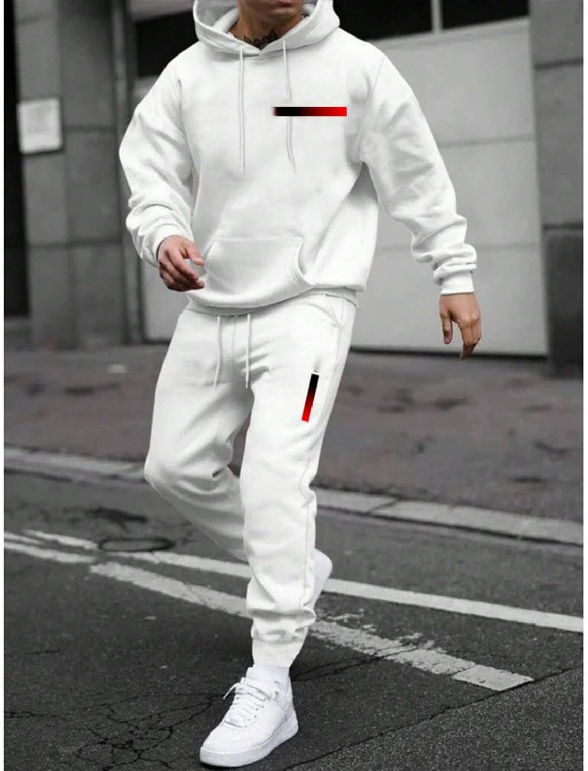Men's Hooded Tracksuit Set, 2026 New Sweatsuits For Men, 2 Piece Hoodies And Joggers Set, Casual Sweatsuit Sets