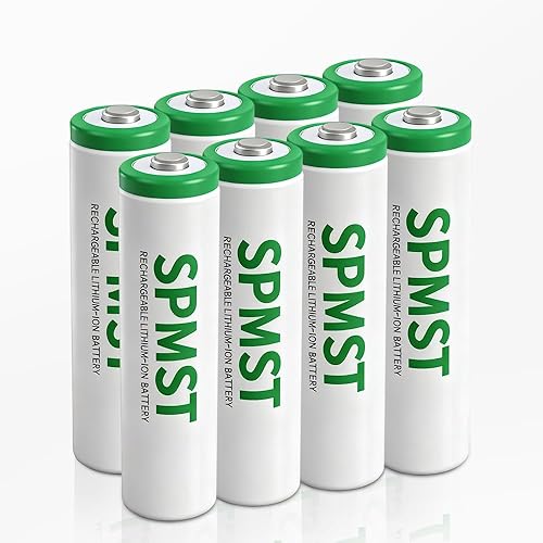 Baterías AA, paquete de 8 baterías AA de litio de 2800 mWh, 1.5 V, alto rendimiento, doble A, batería de larga duración para linterna, juguetes,